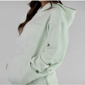 Comfort Hoodie Size Medium, Pastel Mint, Heavyweight, Oversized, Lounge Travel